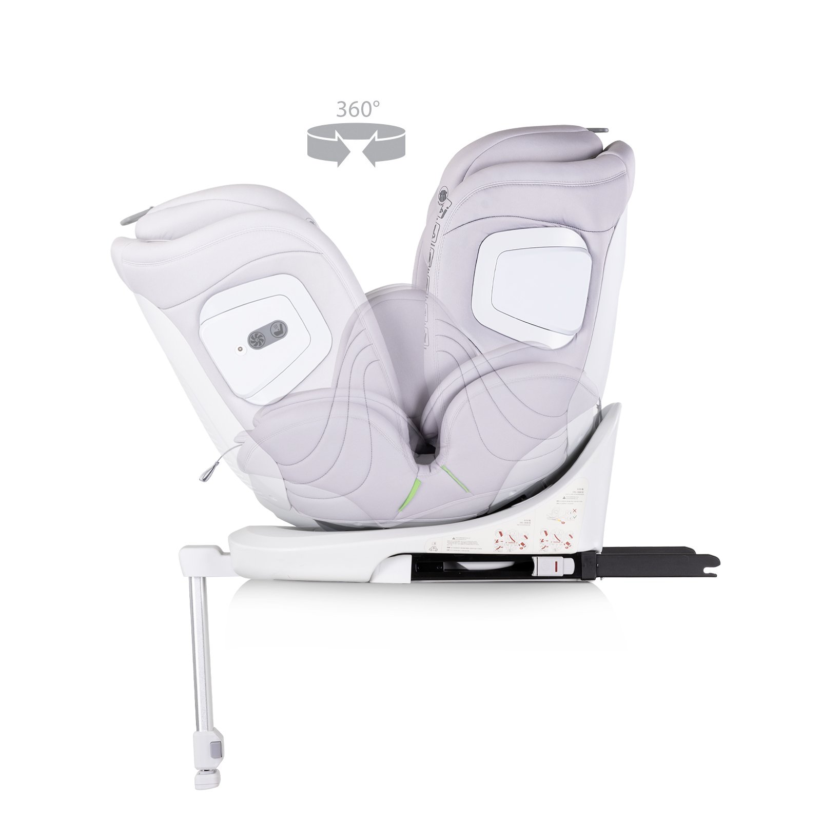Ст.кола360 I-size 40-150 CLIMA AIR облак
