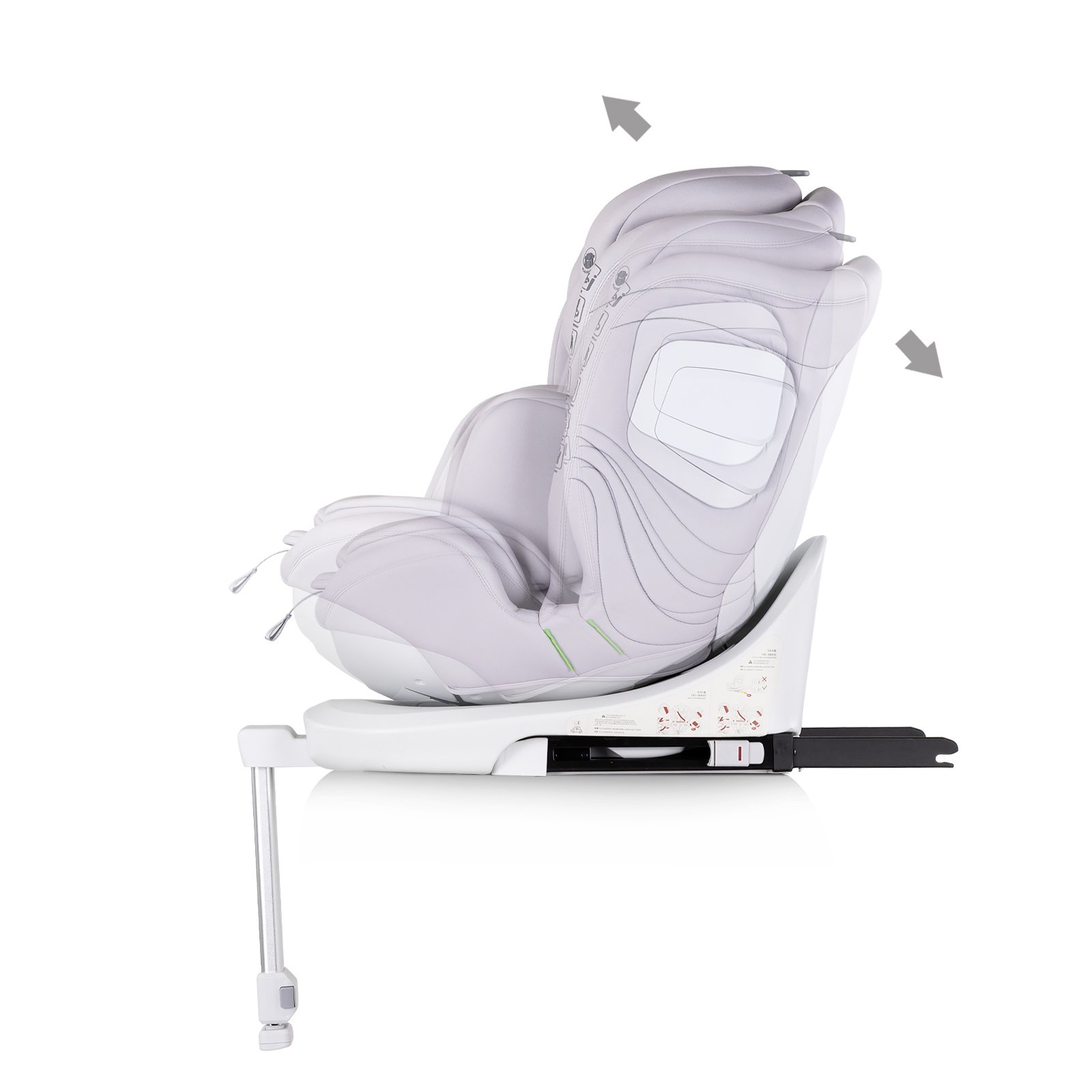 Ст.кола360 I-size 40-150 CLIMA AIR облак