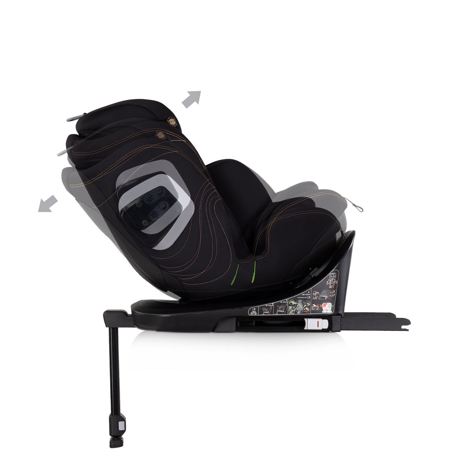 Ст.кола360 I-size 40-150 CLIMA AIR къпин