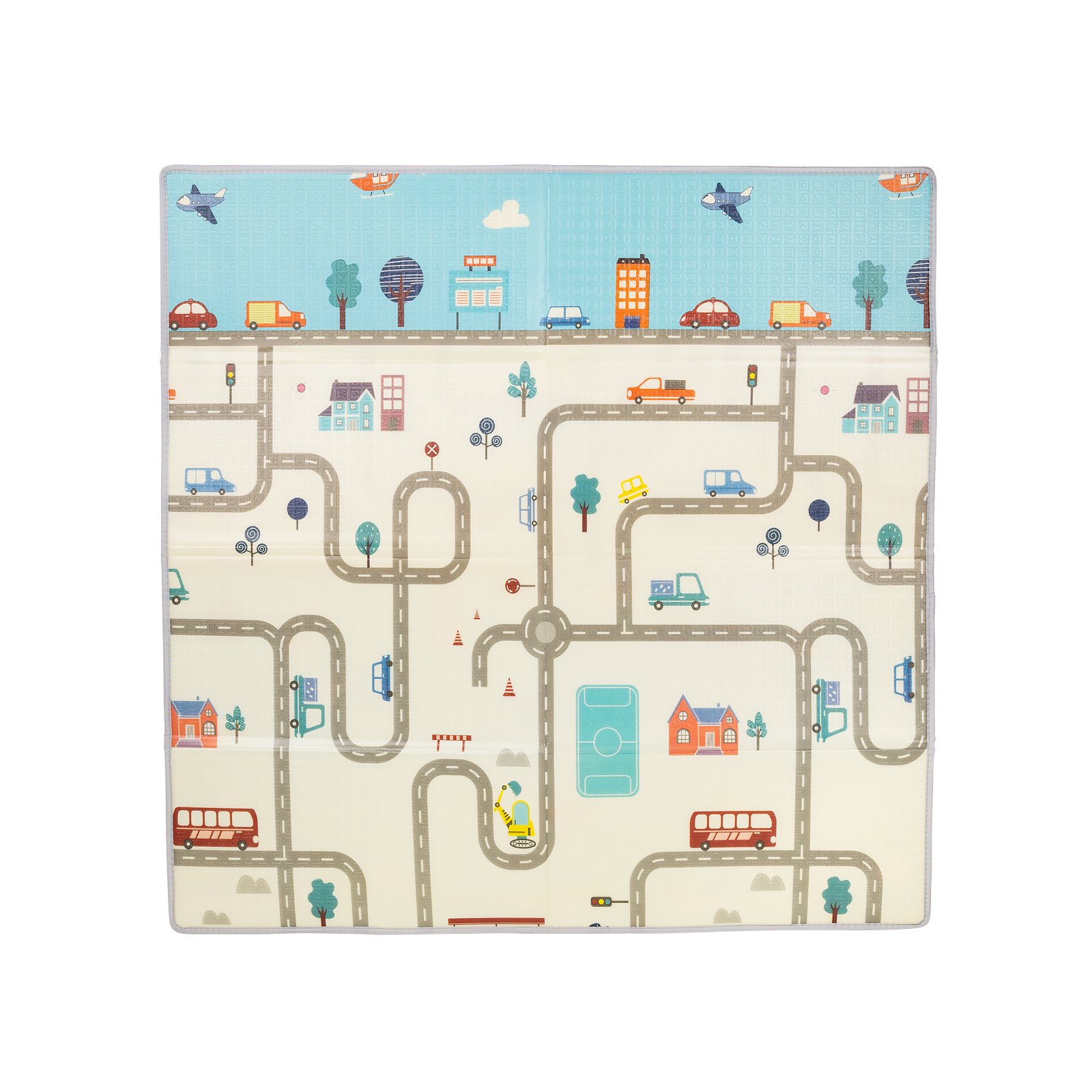 Детско килимче за игра City -174*194 cm