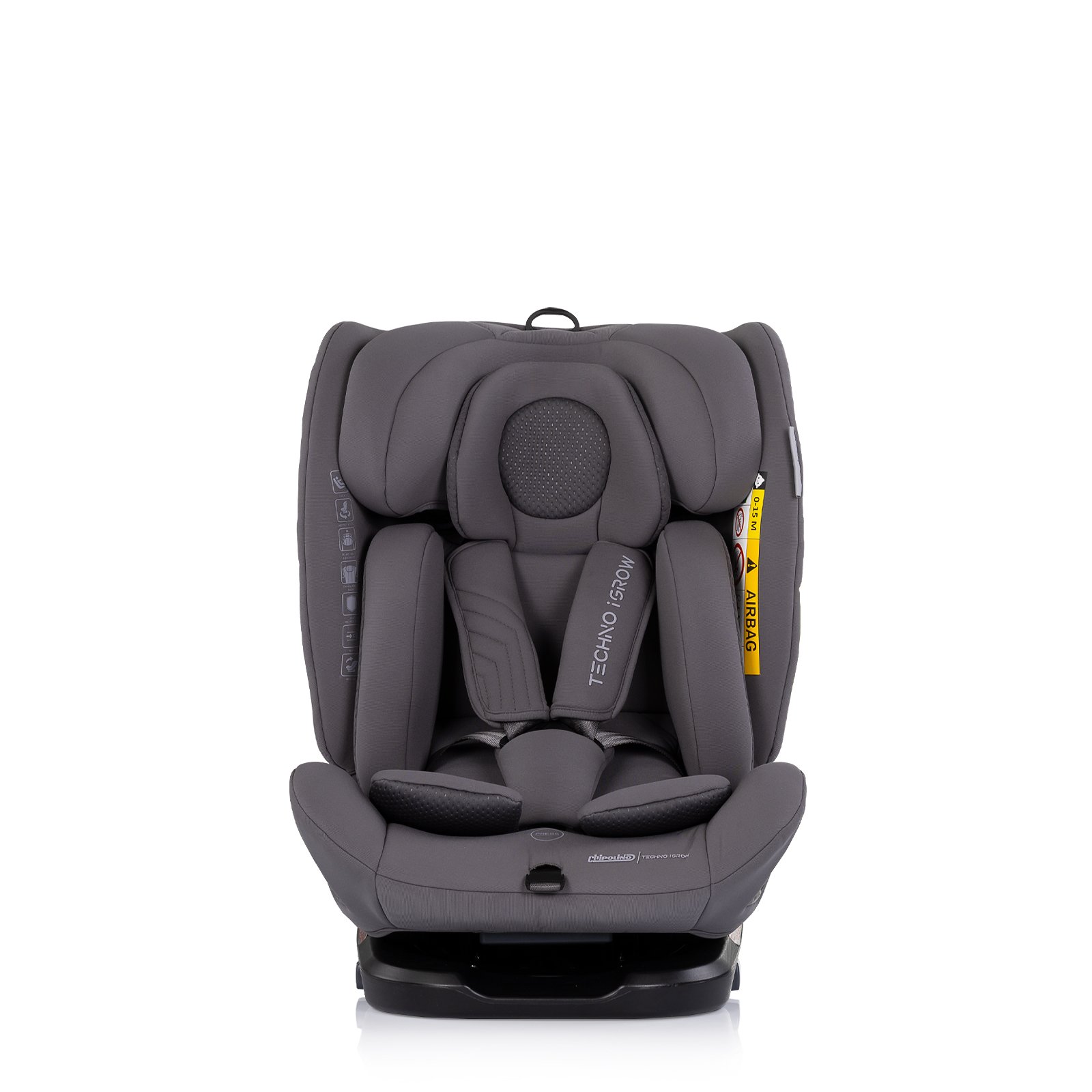 Ст.кола360 I-size40-150 Techno iGROW сив