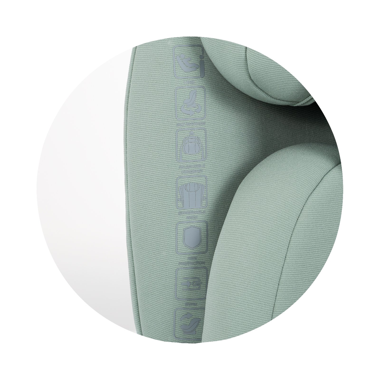 Ст.кола360 I-size40-150 Techno iGROW мат
