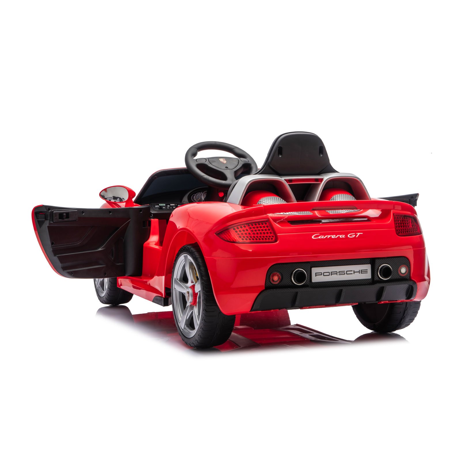 Ел. кола Porsche Carrera GT червена