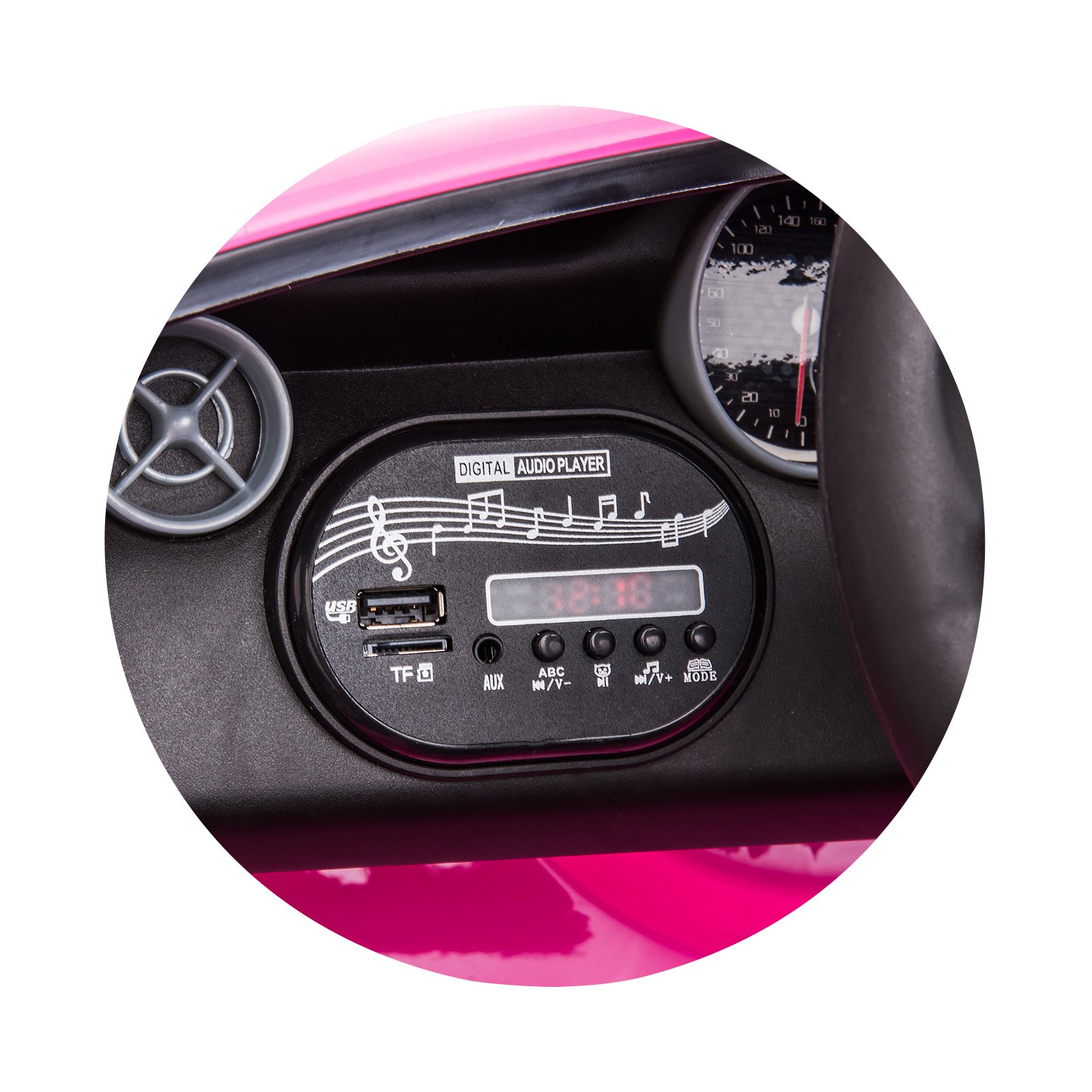Ел. кола Mercedes Benz SLC300 LUX розова
