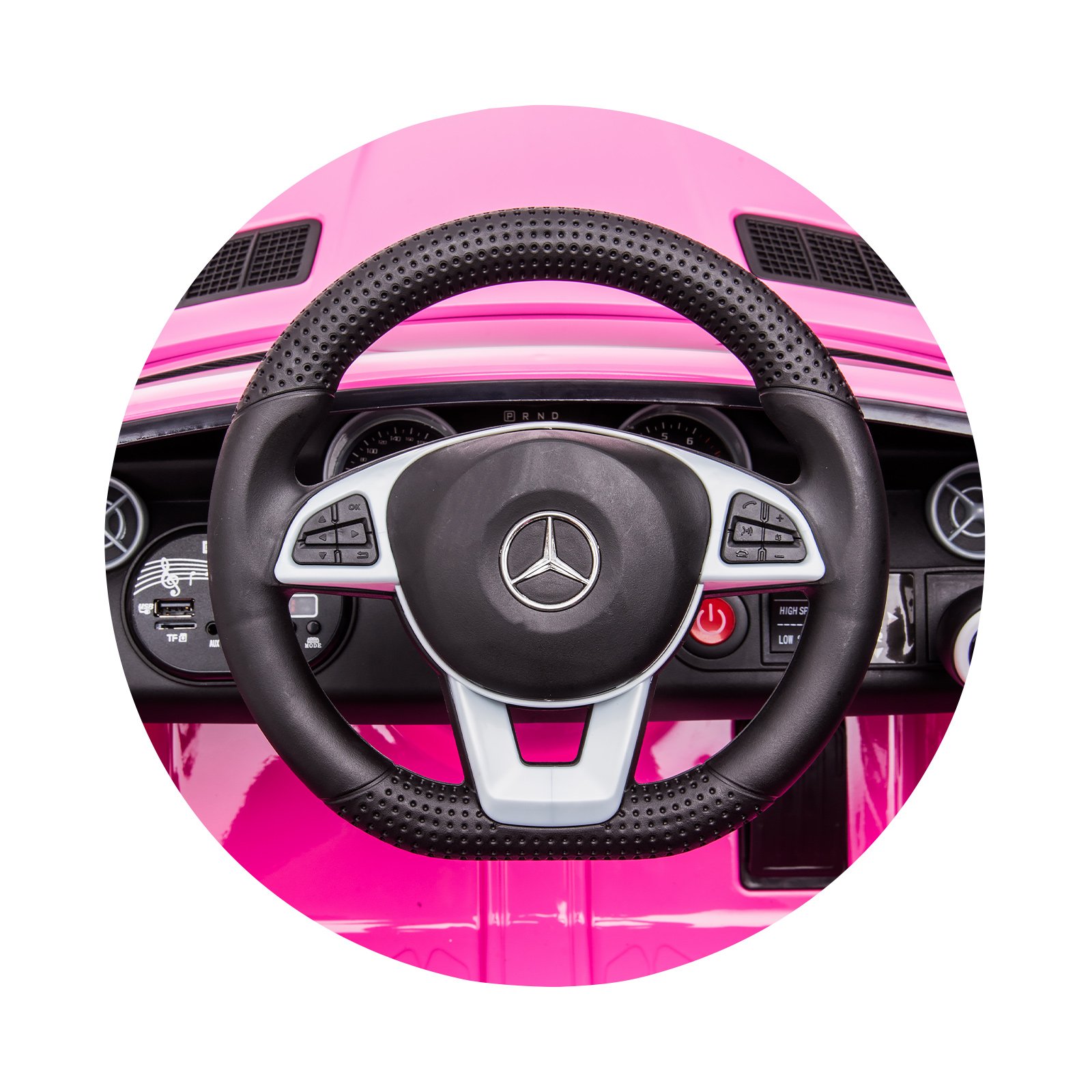 Ел. кола Mercedes Benz SLC300 LUX розова