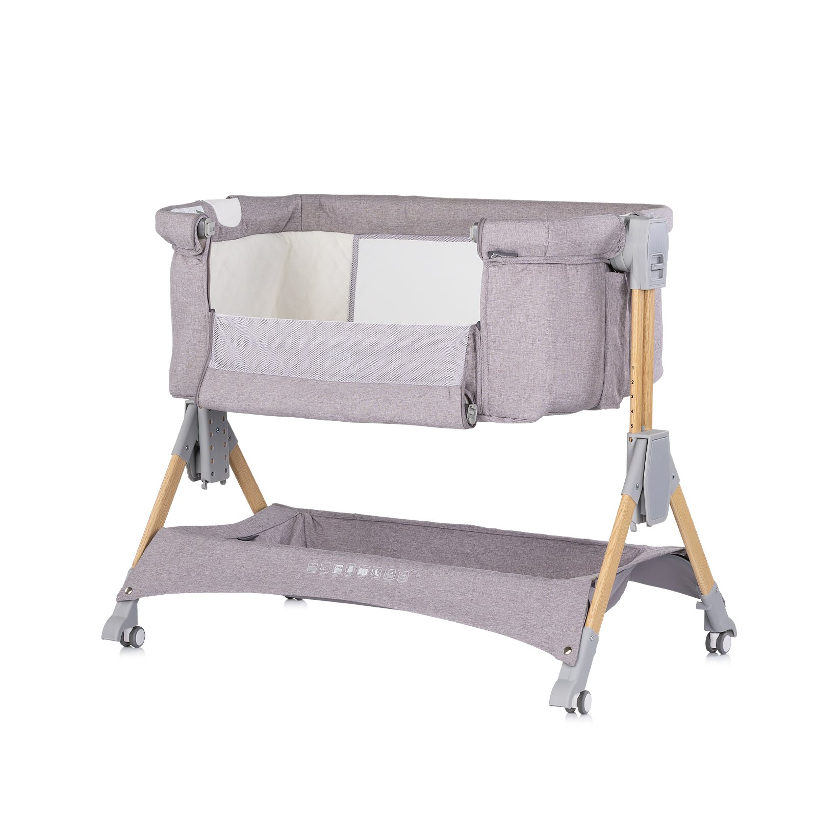 Сгъваема кошарка SleepNFold платина
